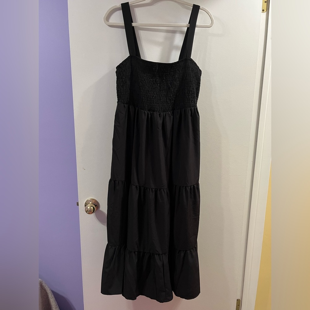 Black tank top dress.  Size 2xl. Washed but never worn